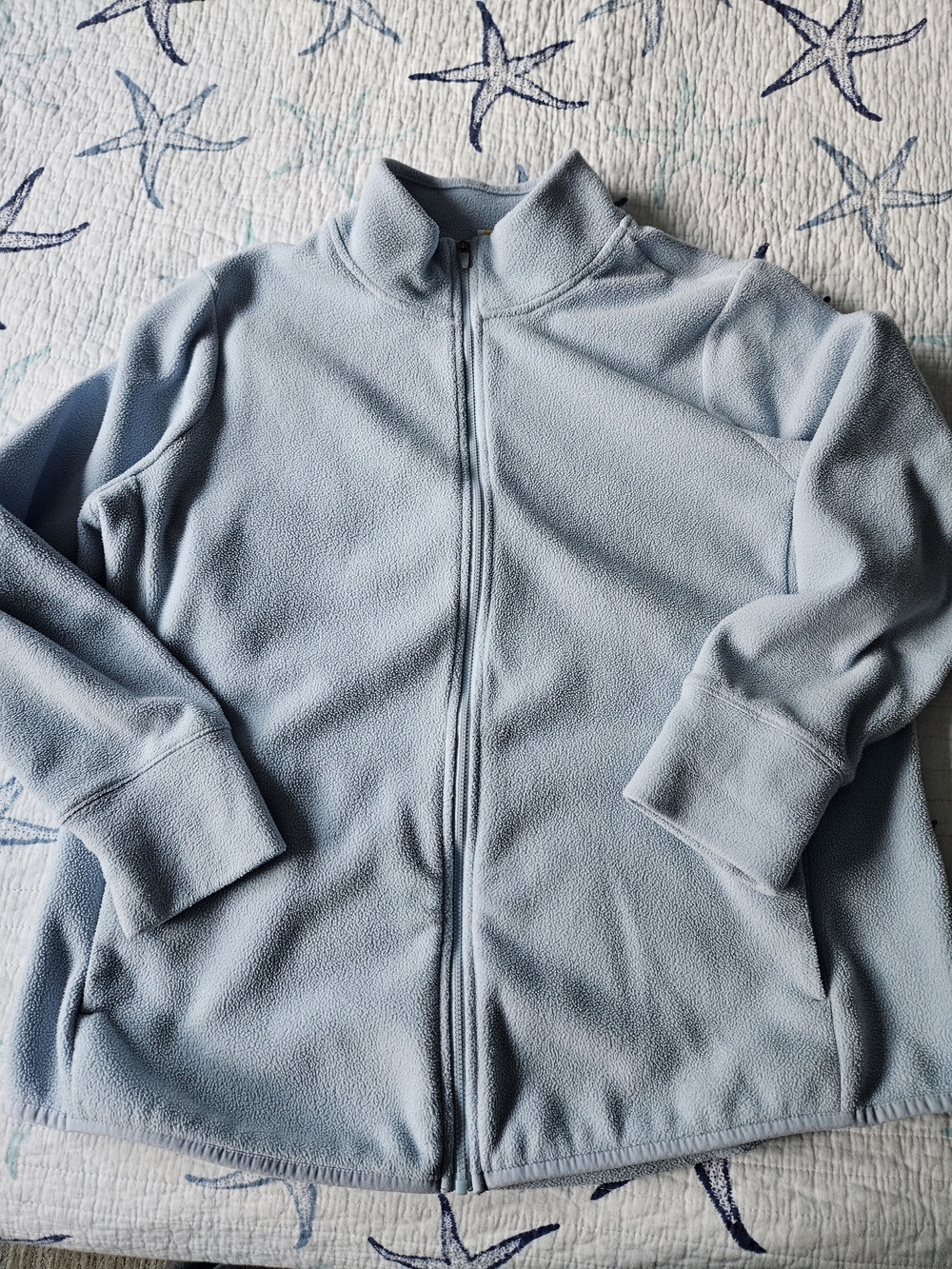 Old Navy Light Blue Full-Zip Performance Fleece Jacket
